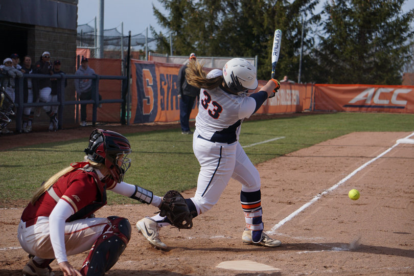 Andrea Bombace went 0-2 with a strikeout in SU's loss.