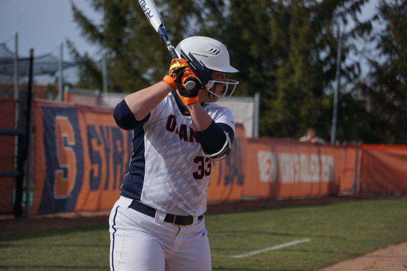The junior has struggled this year in her return from injury, recording just three hits with a .100 batting average.