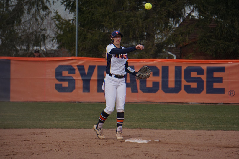 Shortstop Sammy Fernandez made four plays in the field in Saturday's second game.