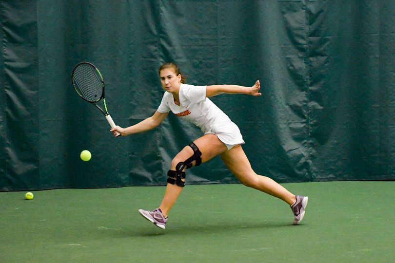 Shkudun and Golubovskaya lost in the second doubles match, forcing Hegab and Tritou to win in third doubles.