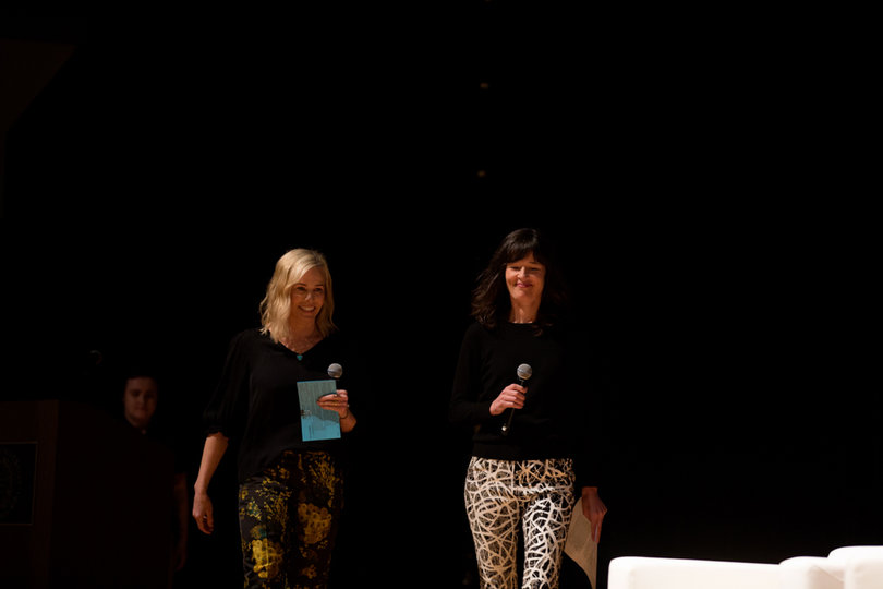 “Fearlessly Forward” was moderated by Megan Twohey, one of the two New York Times journalists who broke the story of the multitudes of sexual harassment allegations against disgraced producer Harvey Weinstein.