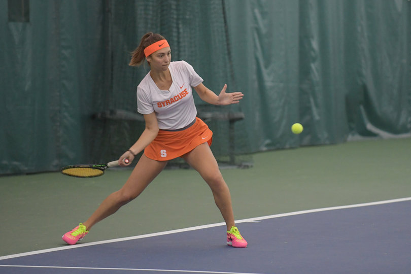 Masha Tritou was also defeated in straight sets, with her loss coming at fourth singles.
