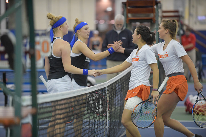 Knutson and Ramirez beat the No. 8 doubles partnership, Ellyse Hamlin and Kaitlyn McCarthy.