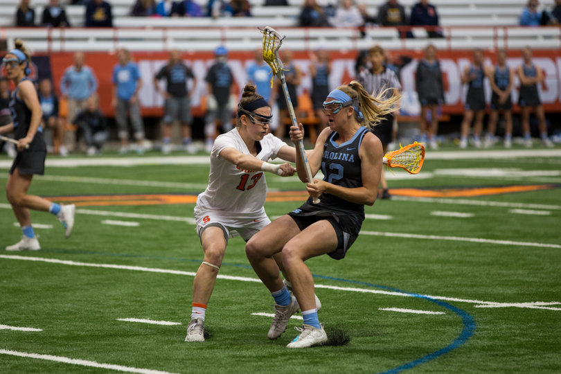 Lila Nazarian committed four fouls and was yellow carded in the second half.