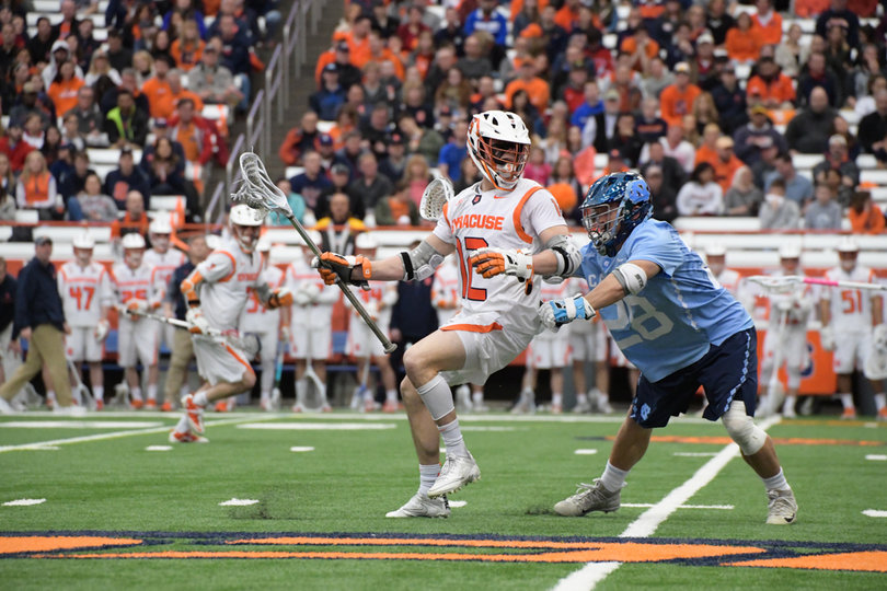 SU's top scorer Jamie Trimboli didn't score on Saturday but contributed an assist. 