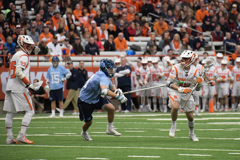 Syracuse only scored one goal in the first quarter. 
