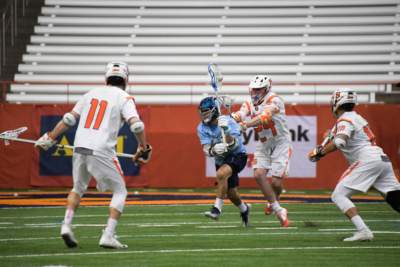 Syracuse caused eight turnovers. 