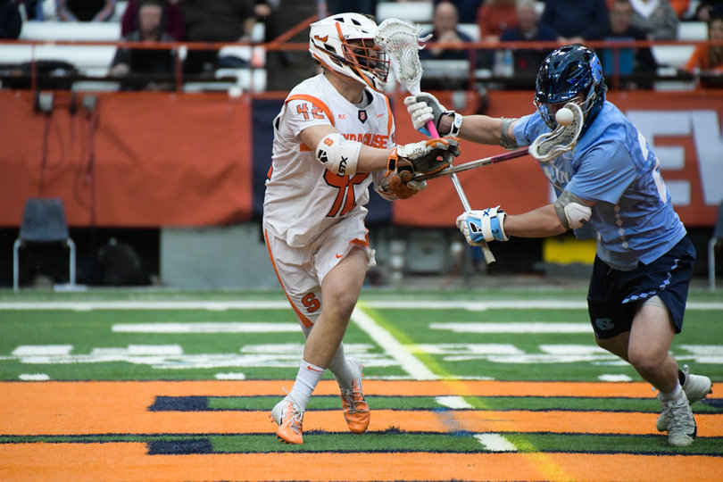 Varello won multiple faceoffs to himself tonight, something he hasn't done often this season. 