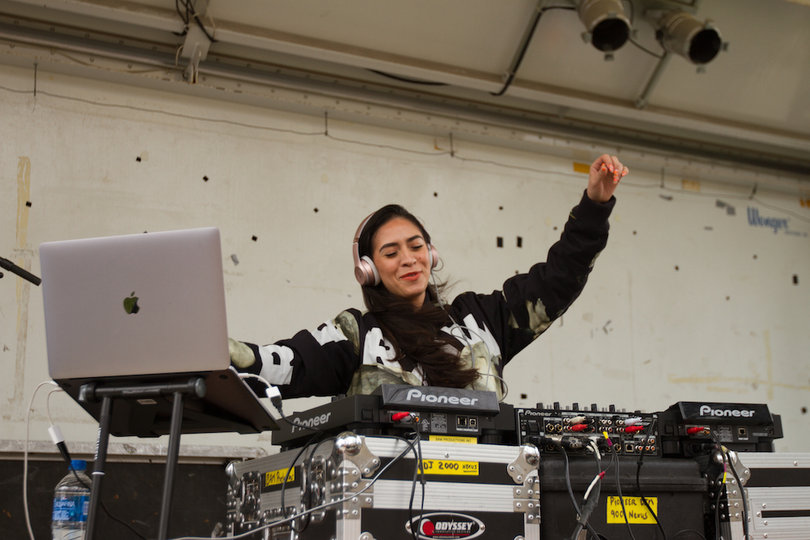DJ-producer Orange Calderón also performed. She has opened for artists like Skrillex and Outkast.
