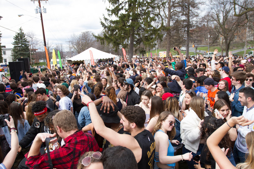 The event precedes Block Party, which took place in The Carrier Dome after Mayfest.
