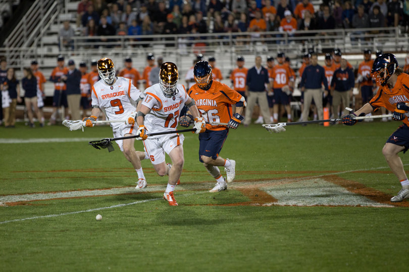 Virginia dominated the first quarter ground ball battle, winning 14 in the first 15 minutes. 