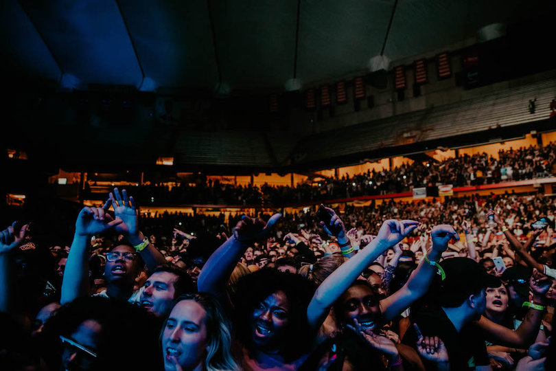 Hundreds of students attended the annual concert on Friday.