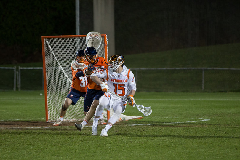 Pat Carlin both scored a goal and added an assist for the Orange.