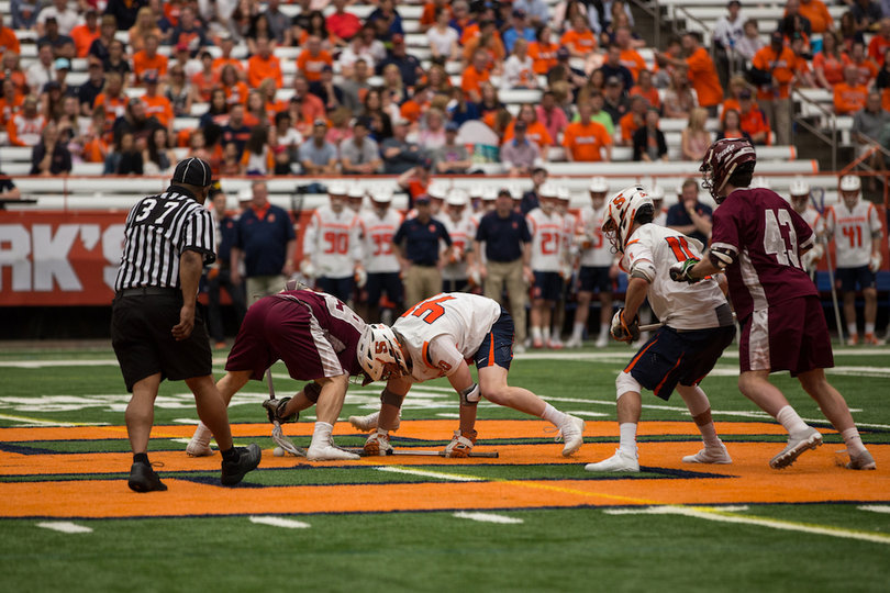 The Orange went 14-26 overall on faceoffs.