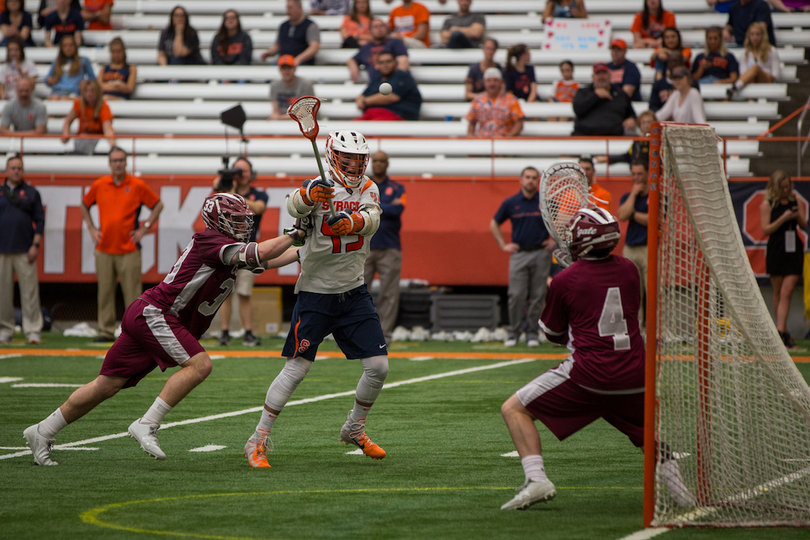 Brendan Bomberry takes a shot.