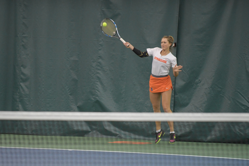 Gabriela Knutson eliminated from NCAA women’s tennis singles tournament in two set loss