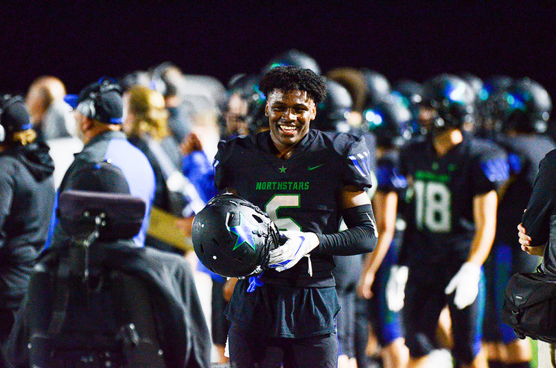 Mcgriff had plenty to smile about, including an interception he returned about 70 yards for a touchdown in addition to his rushing scores.