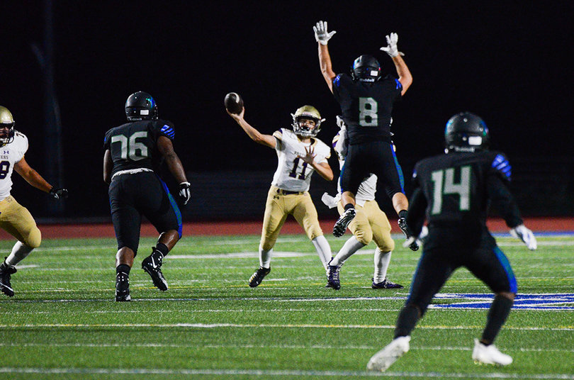 CBA starting quarterback JJ Razmovski completed passes of 53 yards and 24 yards for the Brothers.