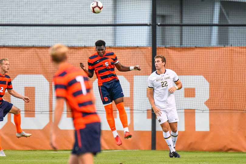 Kamal Miller returned from injury to feature in the Orange defense.