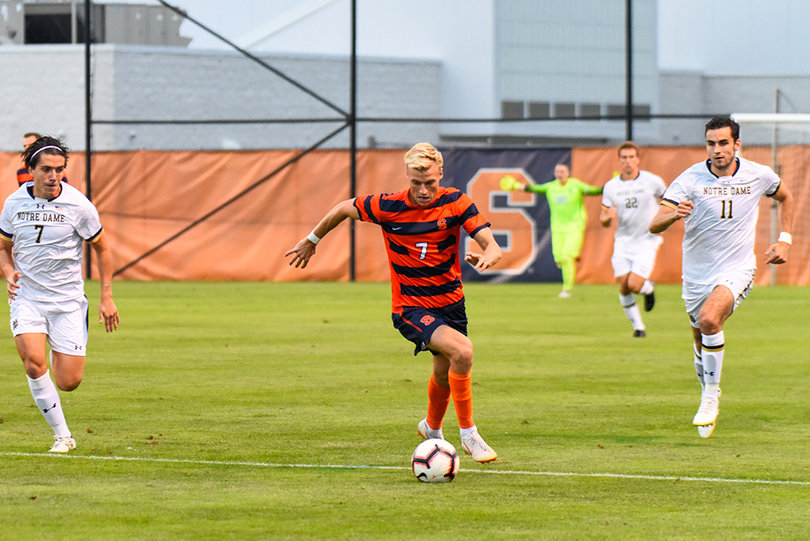Severin Soerlie, transfer from Gardner-Webb, took one shot on Friday night.