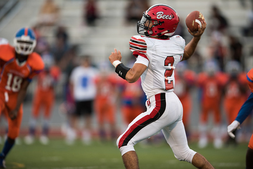 May completed two passes on the night for nine yards.