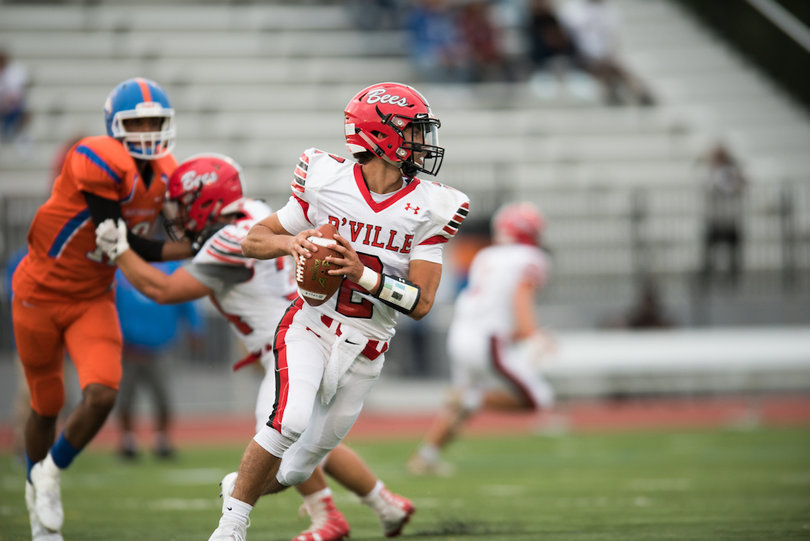 Patrick May had a 41-yard rush for Baldwinsville in the first quarter on Friday.
