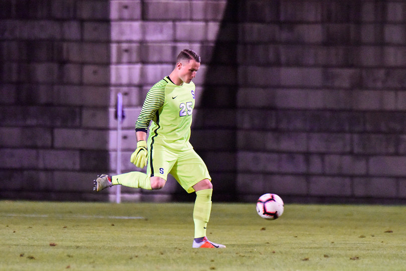 In addition to his three saves, Hilpert also allowed three goals.
