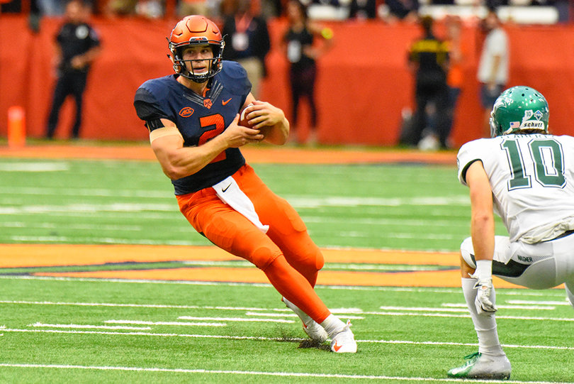 Dungey rushed for 44 yards on 11 attempts.