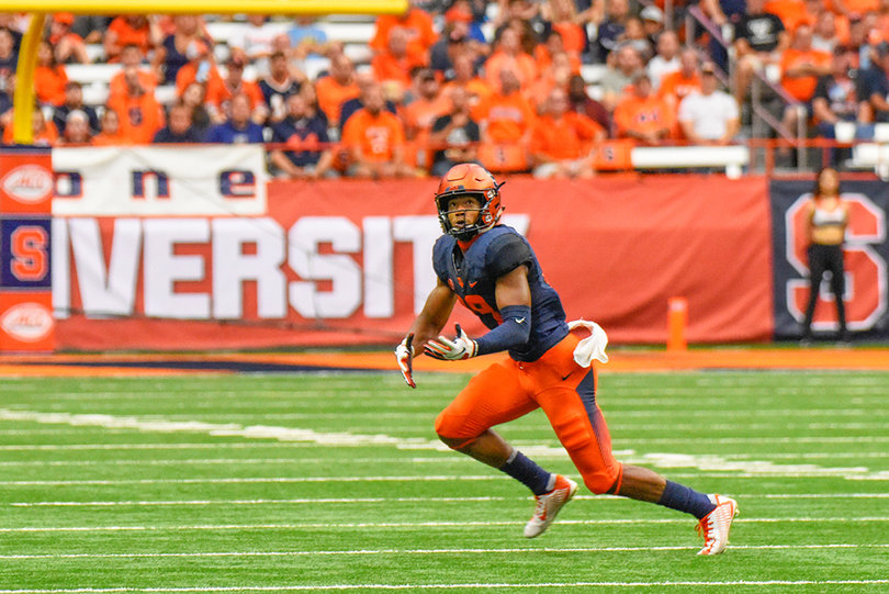 Andre Cisco had two interceptions to lead the Orange defense.