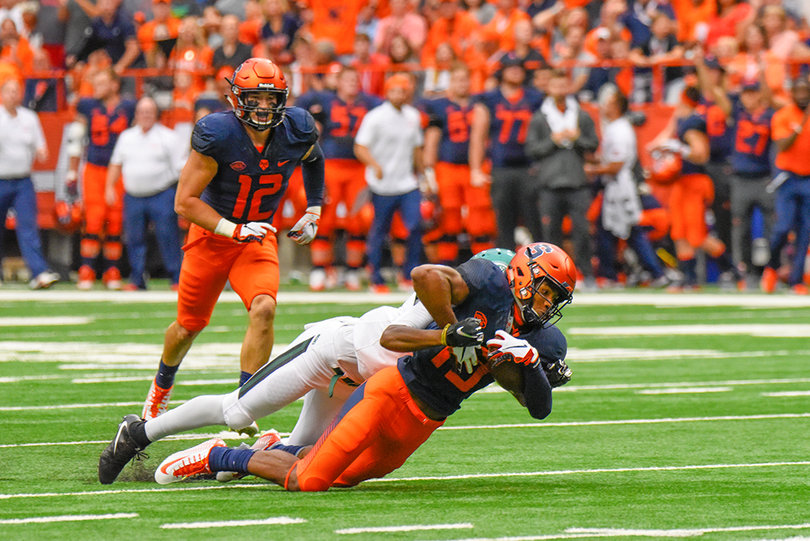Syracuse ran away with the game early.
