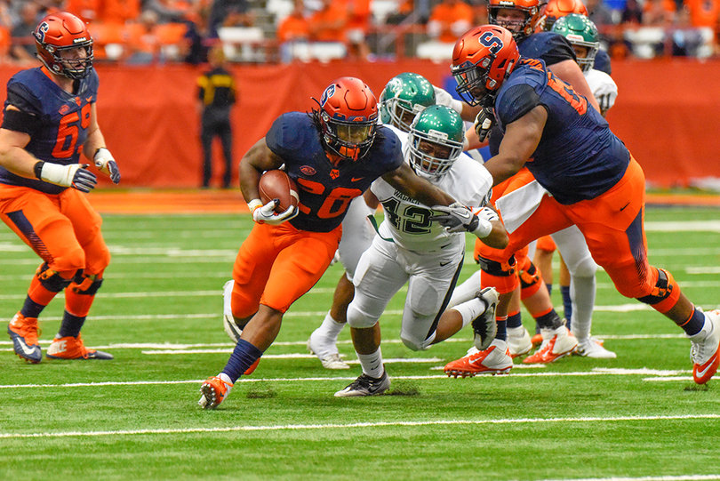 Jarveon Howard rushed 13 times for 69 yards.