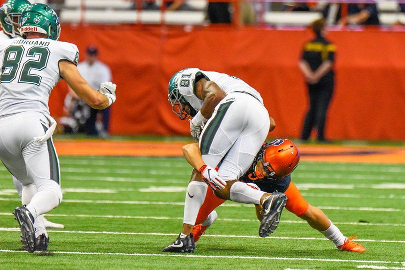 Syracuse defenders combined to make 66 tackles.