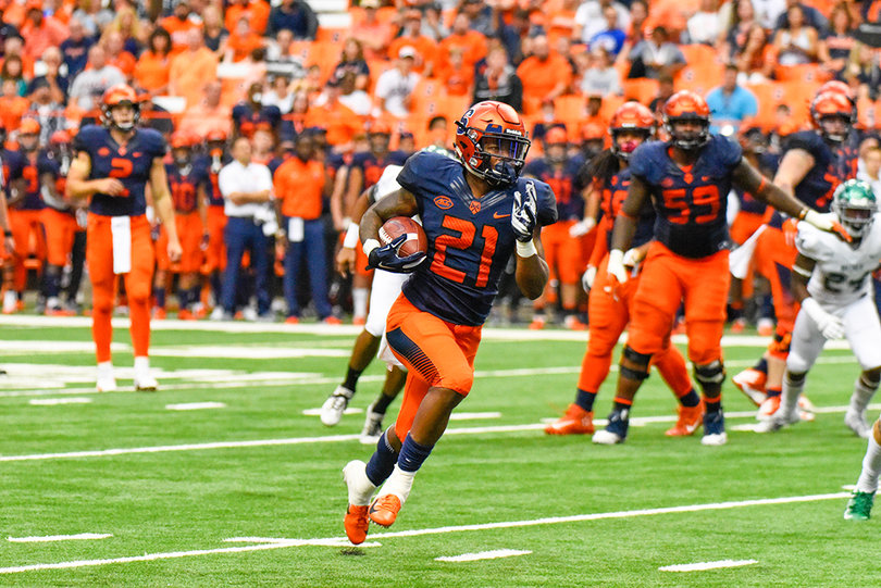 Moe Neal rushed nine times for 71 yards.