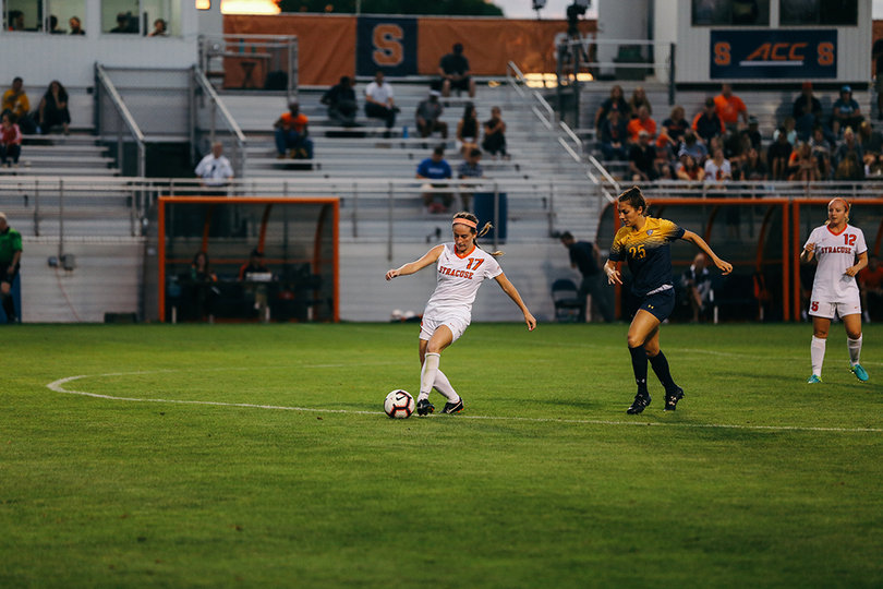 Mackenzie Vlachos didn't record a shot or goal in the game. 