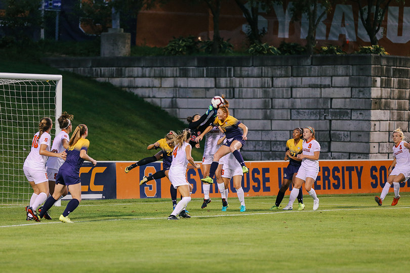 More than half of Kent State's shots were on goal. 