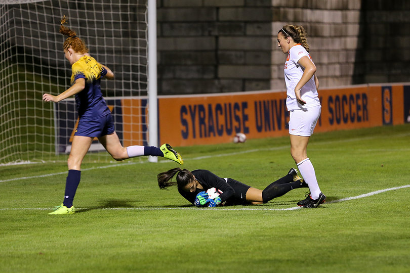 Kent State fired 26 shots with two of them landing in the net. 