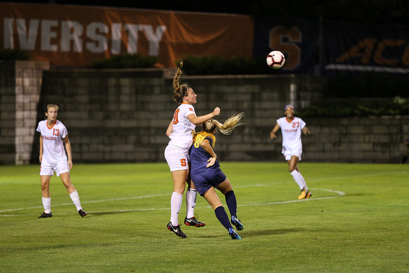 Syracuse nearly doubled Kent State in fouls as the Orange committed nine to the Golden Flashes five. 