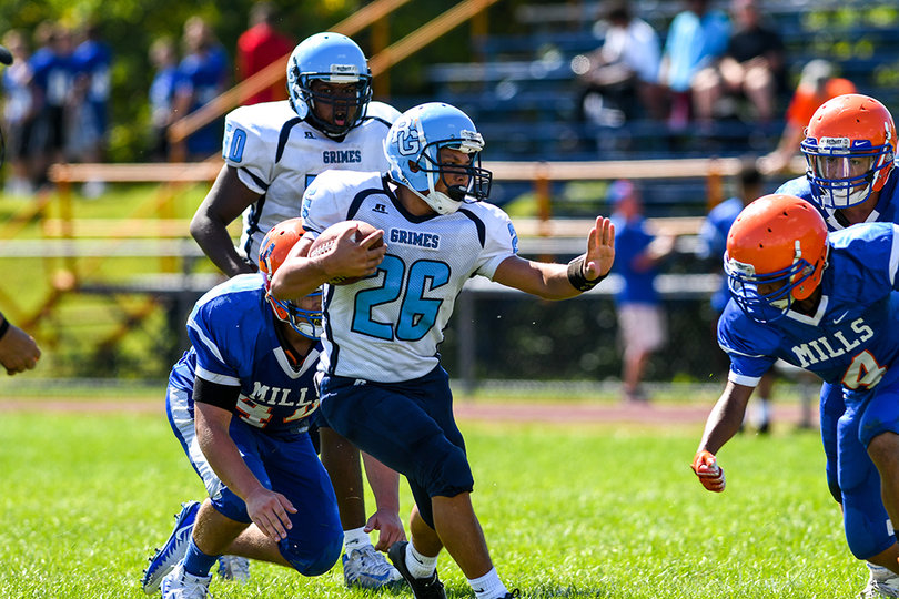 Joe Wike carried the ball seven times for the Cobras, totaling 59 yards.