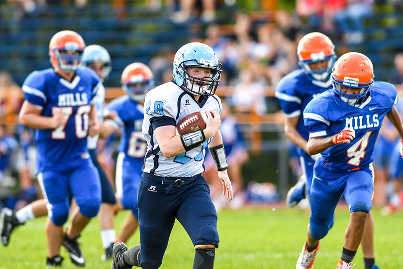 Colin Cavanaugh put Bishop Grimes up 56-0 with a 31-yard touchdown run.