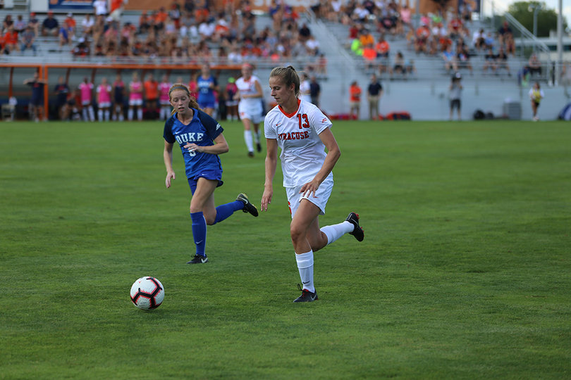 Shannon Aviza started in defense for the Orange.