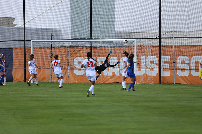 Duke attempted 12 corner kicks, and two of the goals came off of those set plays. 
