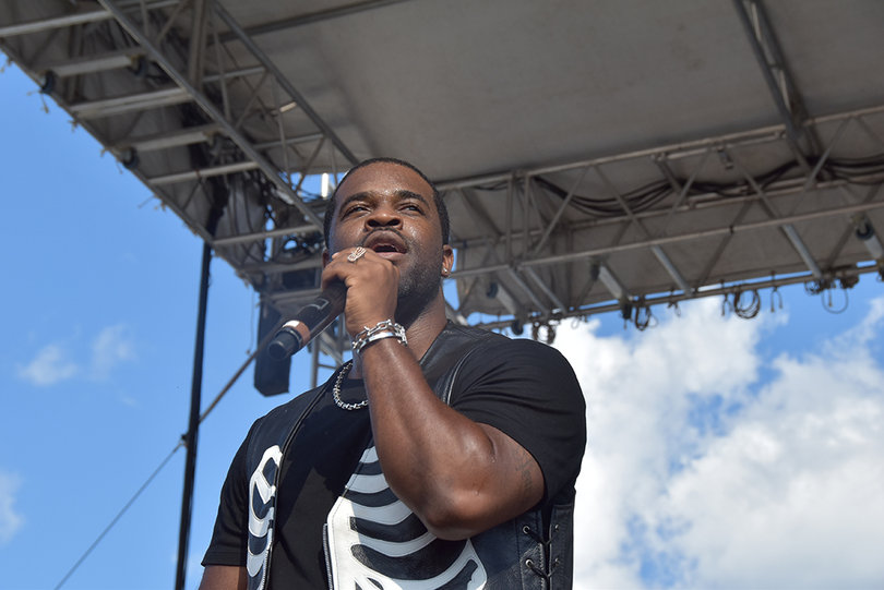 A$AP Ferg came out with a dynamic set that lasted more than half an hour.