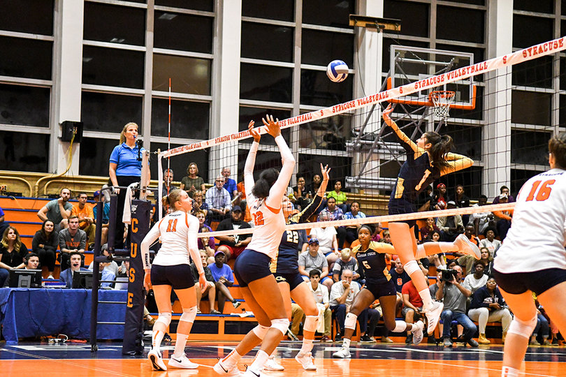SU's leader in blocks was Amber Witherspoon, with 10 total.