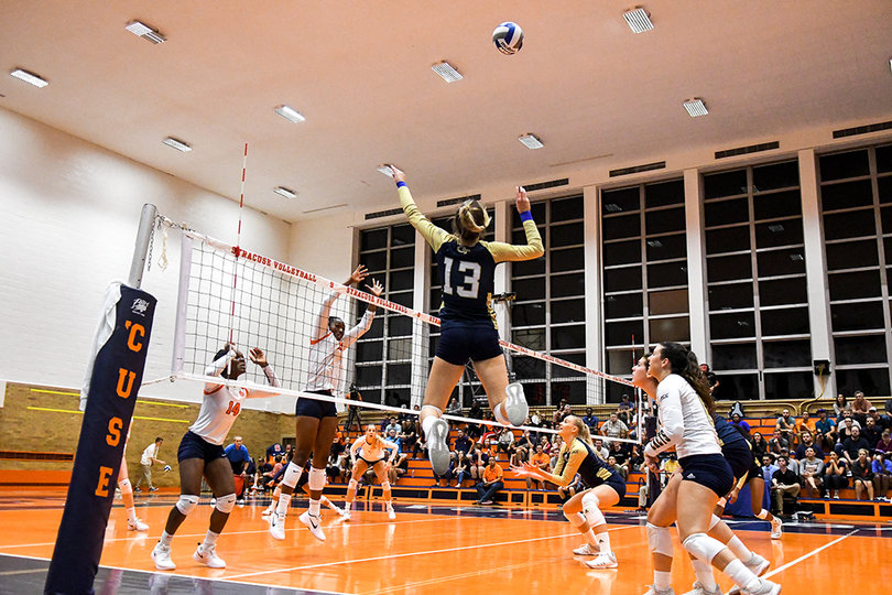 Mariana Brambilla was the biggest threat for the Yellow Jackets' attack, racking up 13 kills.
