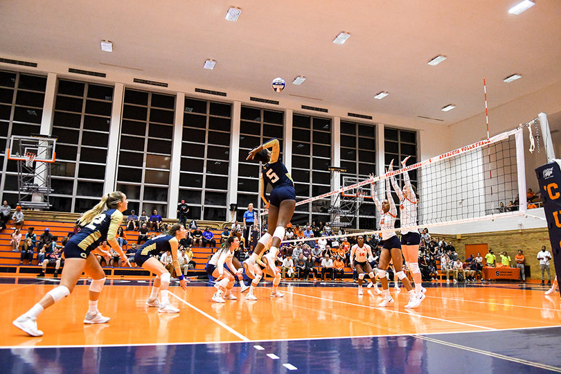 Kendall Wilson concluded the match with four kills for Georgia Tech.