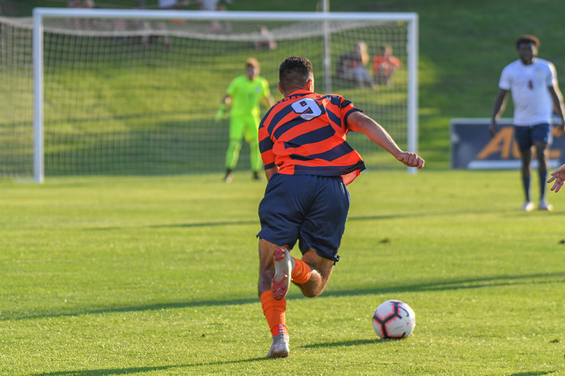 Massimo Ferrin took one shot for the Orange against Virginia.