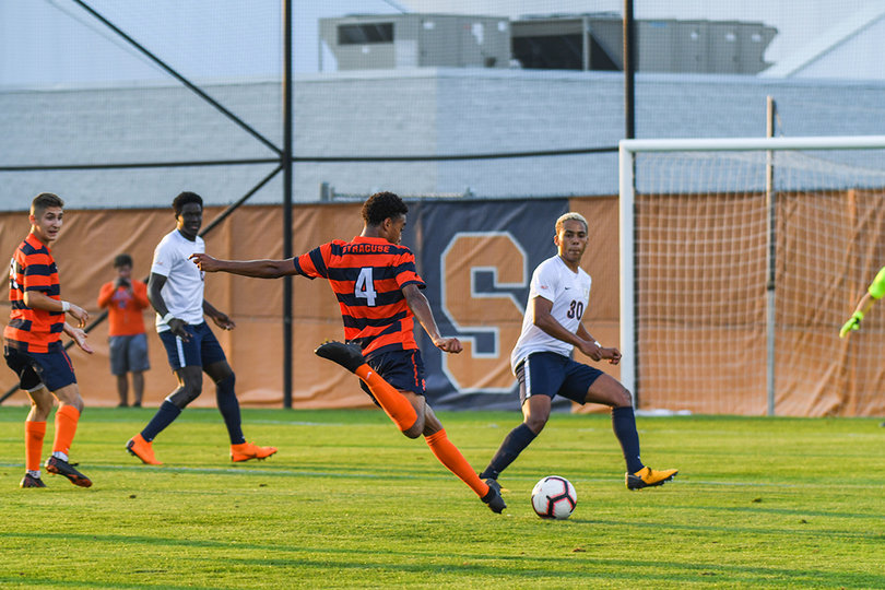 Johnson's lone shot found its way on target but not into the net.