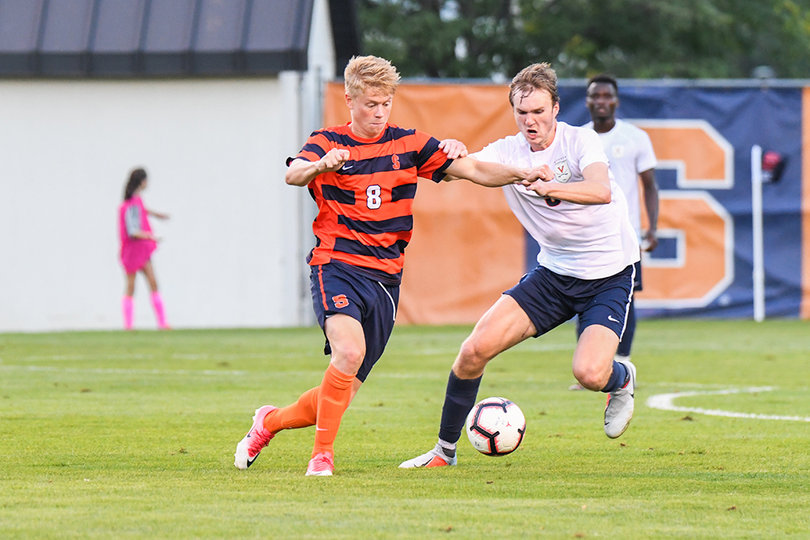 Jonathan Hagman was booked for a yellow card during Friday's game.
