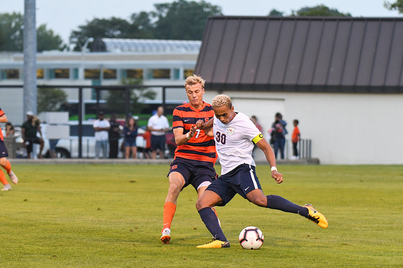 Severin Soerlie saw limited time off the bench for the Orange in their loss.
