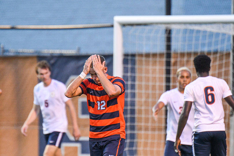 John-Austin Ricks had a great chance to get Syracuse a goal but didn't convert.